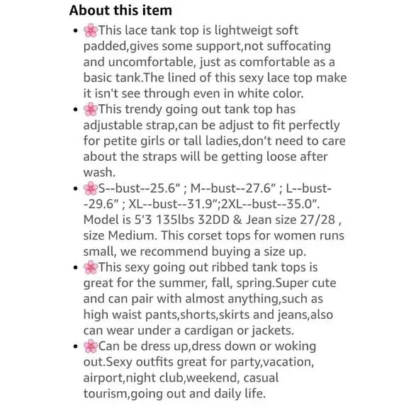 REORIA Sexy Square Neck Sleeveless Tank Crop Top Sz XL Trendy Lace Bustier - Picture 7 of 8